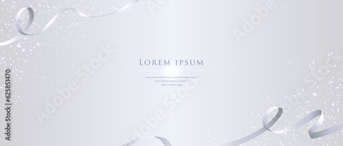 Gorgeous light grain and ribbon background