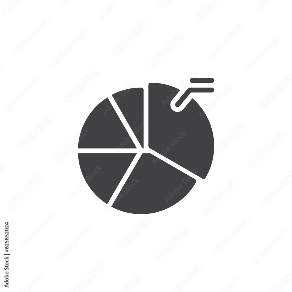 Data chart statistics vector icon Data chart statistics vector icon