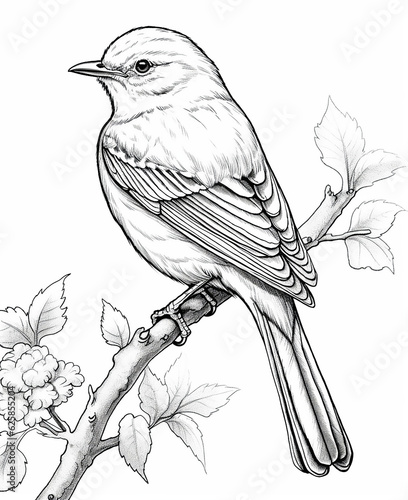 Coloring sheet or pages for kids, generative ai