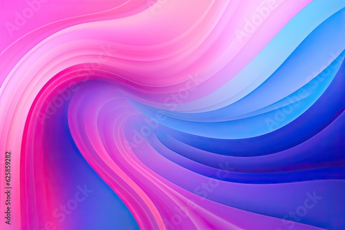 Bright abstract background with multi-colored wavy volumetric lines. Advertising  wallpaper  cover background.