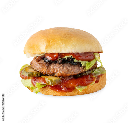 Hamburger artisanal fait maison © LUC - PHOTOGRAPHE