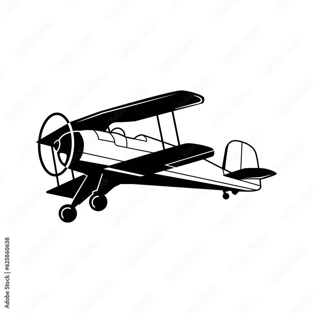 plane silhouette isolated on white background plane silhouette isolated on white background