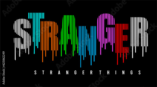 stranger Vector Design use for printing, t-shirt, sublimation, cutting and more
