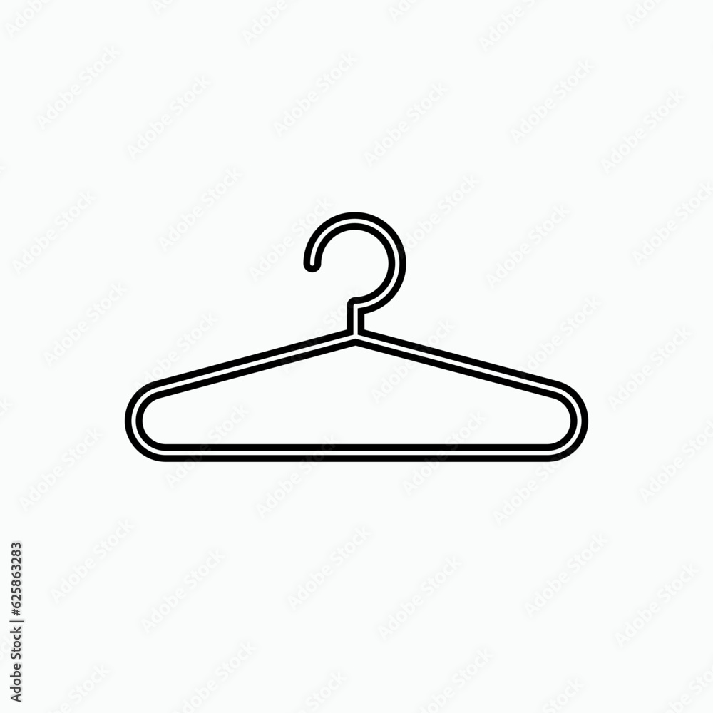 Hanger Icon. Laundry Symbol - Vector. Hanger Icon. Laundry Symbol - Vector.