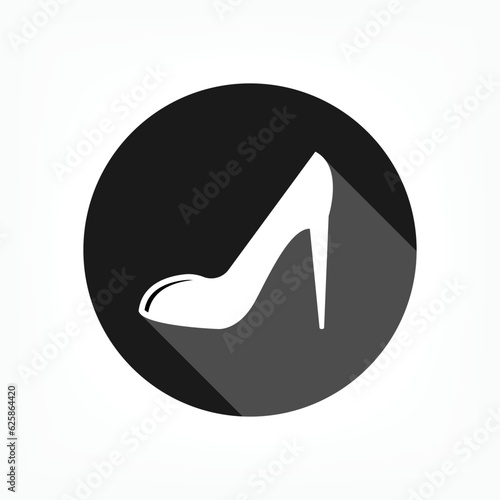 Lady Shoes Icon. Lady Highheel, Fashion Element Symbol - Vector.