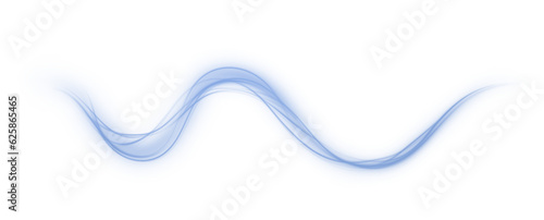Luminous blue lines of speed. Light glowing effect . Abstract motion lines. White background isolated Light trail wave, fire path trace line, car lights, optic fiber and incandescence curve twirl.	