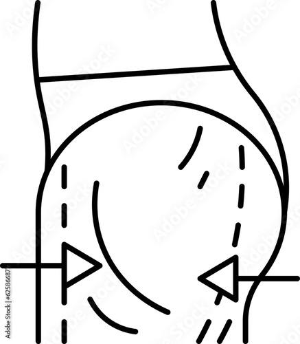 thigh  icon