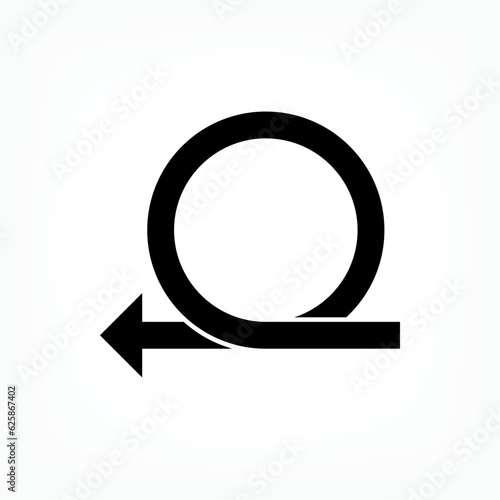 Loop Icon. Turn, Rotation. Refresh Symbol - Vector.  