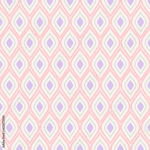 beautiful ikat pattern seamless, chevron, zigzag ethnic repeat tribal traditional style colorful background  modern desing vector illustration