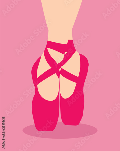 pink ballet shoes