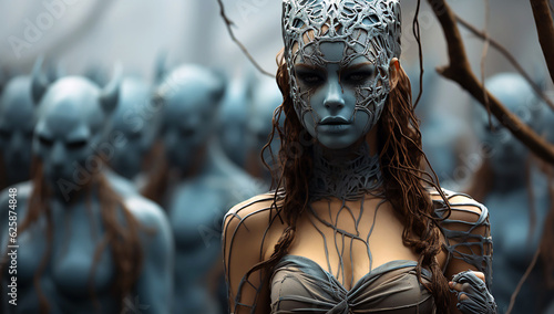 the girl in the woods