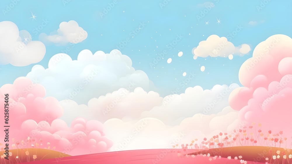 Fototapeta premium pink clouds