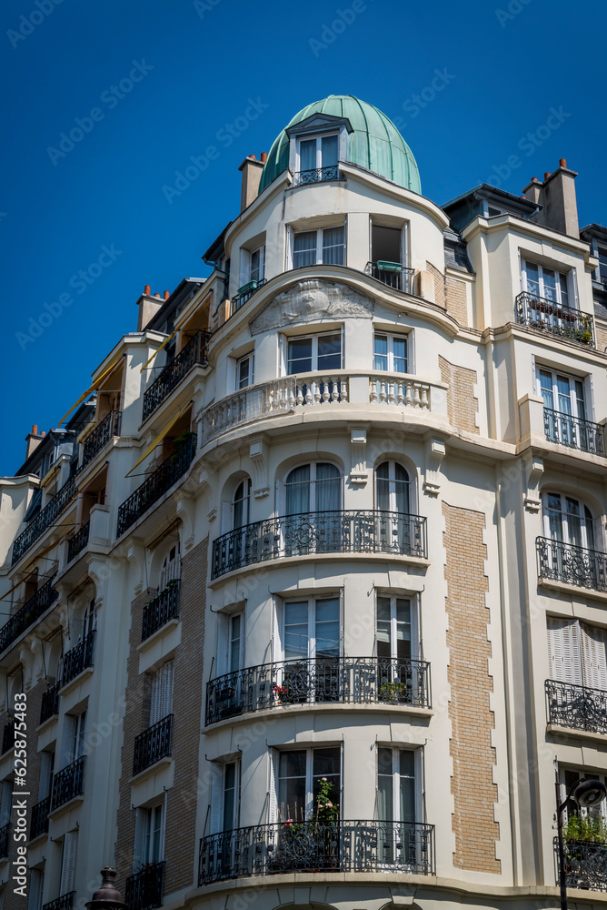 Residential apartments block in the 16th arrondissement, Paris, France