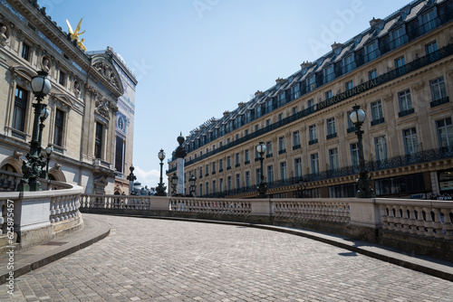 Garnier Opera and 19th century architecture in the 9th arrondissement, Paris, France