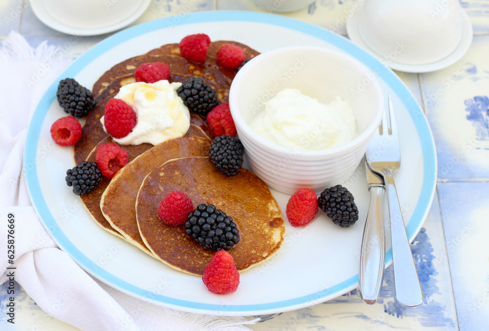 Homemade protein pancakes with skyr Homemade protein pancakes with skyr