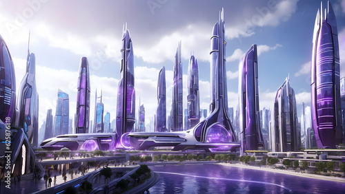Futurescape: Captivating Images of Futuristic Skyscrapers and Urban Marvels © Jayasankha