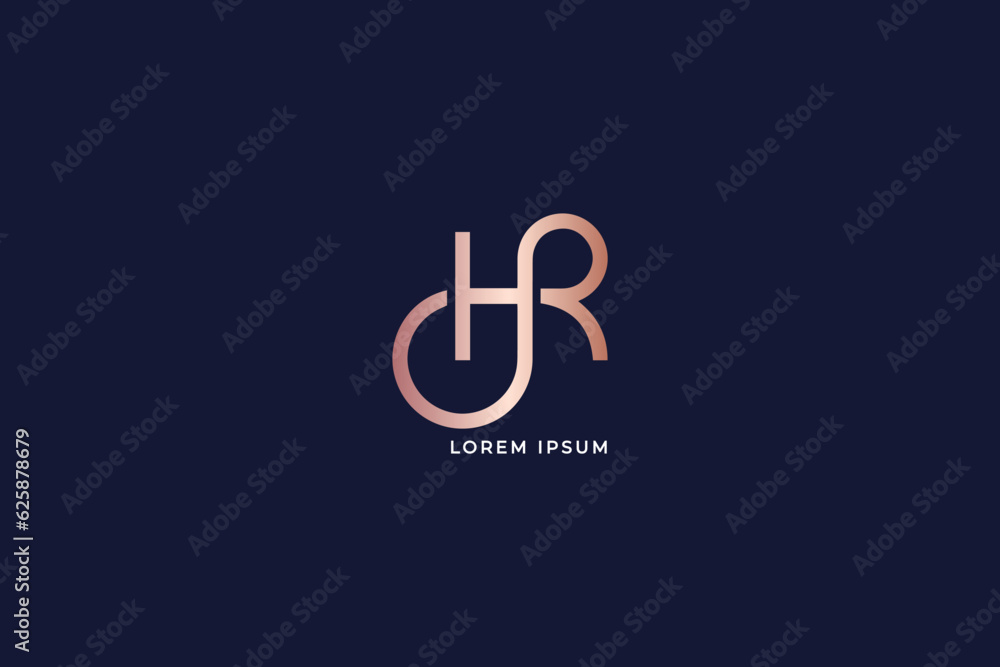 hr letter modern brand design modern style creative golden wordmark design typography illustration, hr line logo, hr lettering, hr logo design hr letter modern brand design modern style creative golden wordmark design typography illustration, hr line logo, hr lettering, hr logo design