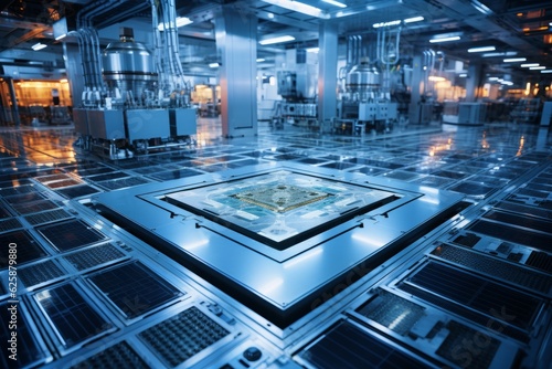 High Tech Semiconductor Fabrication Plant, Generative AI