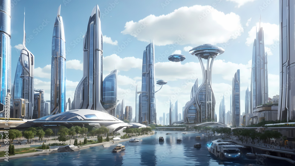 Futurescape: Captivating Images of Futuristic Skyscrapers and Urban Marvels