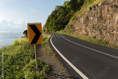 curvy road in far north Queensland