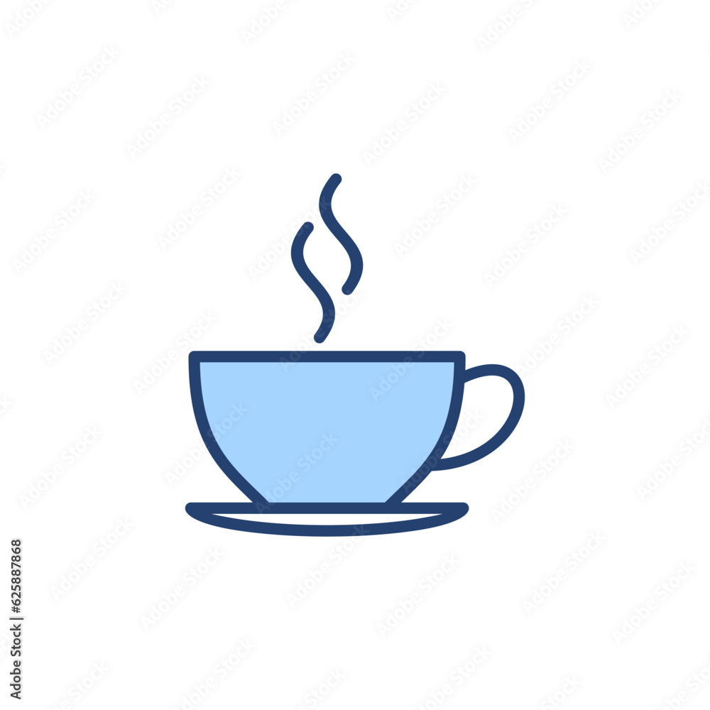 coffee cup icon vector. cup a coffee sign and symbol