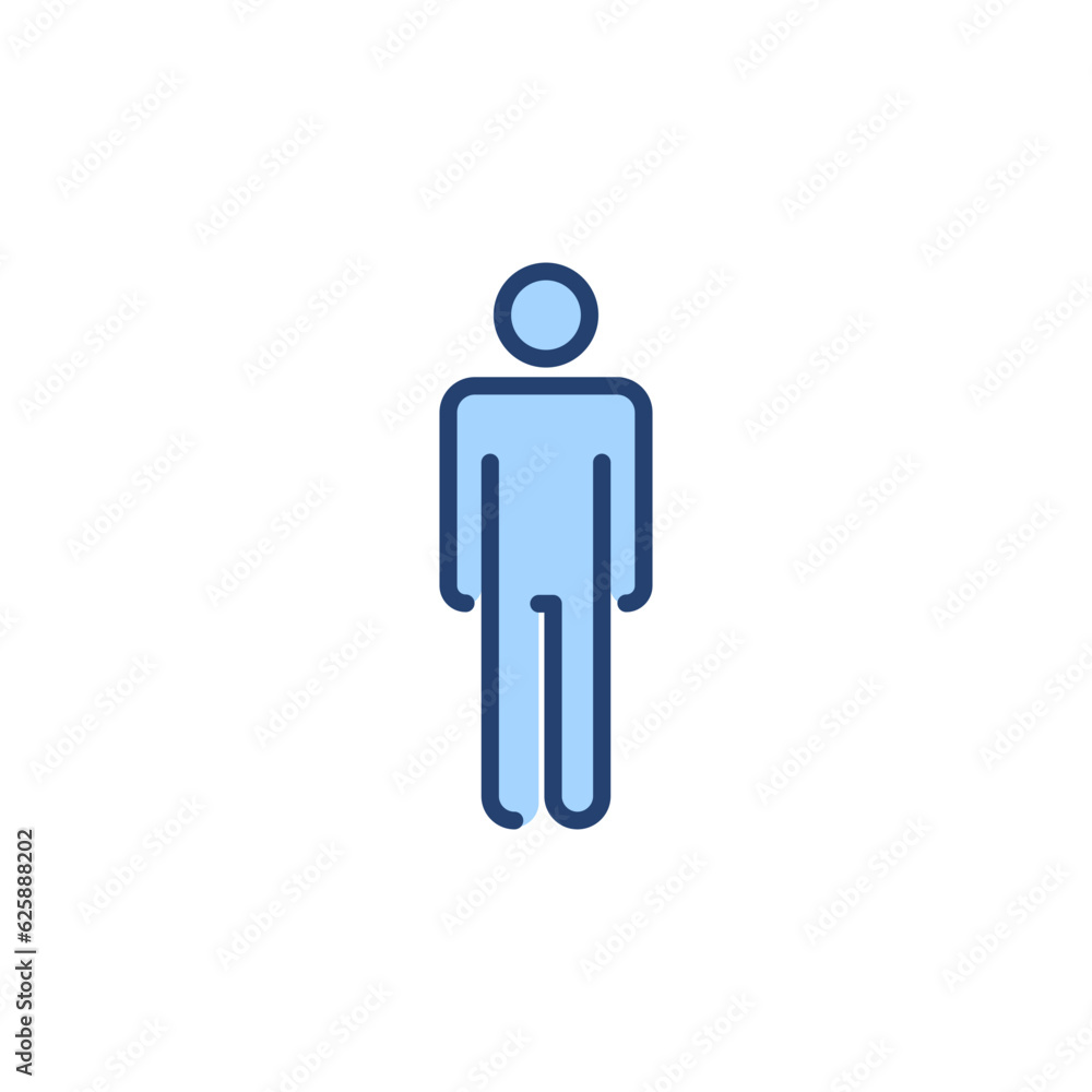 Man icon vector. male sign and symbol. human symbol Man icon vector. male sign and symbol. human symbol