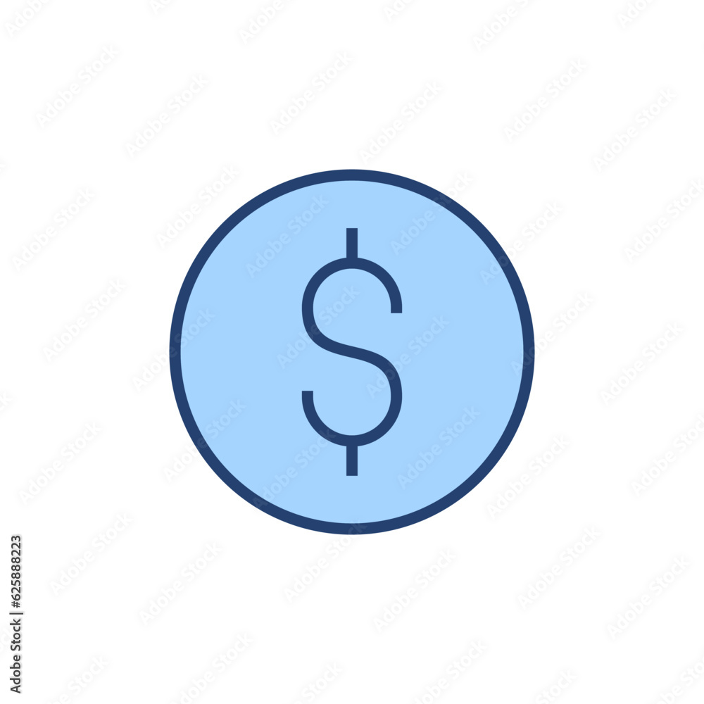 Money icon vector. Money sign and symbol