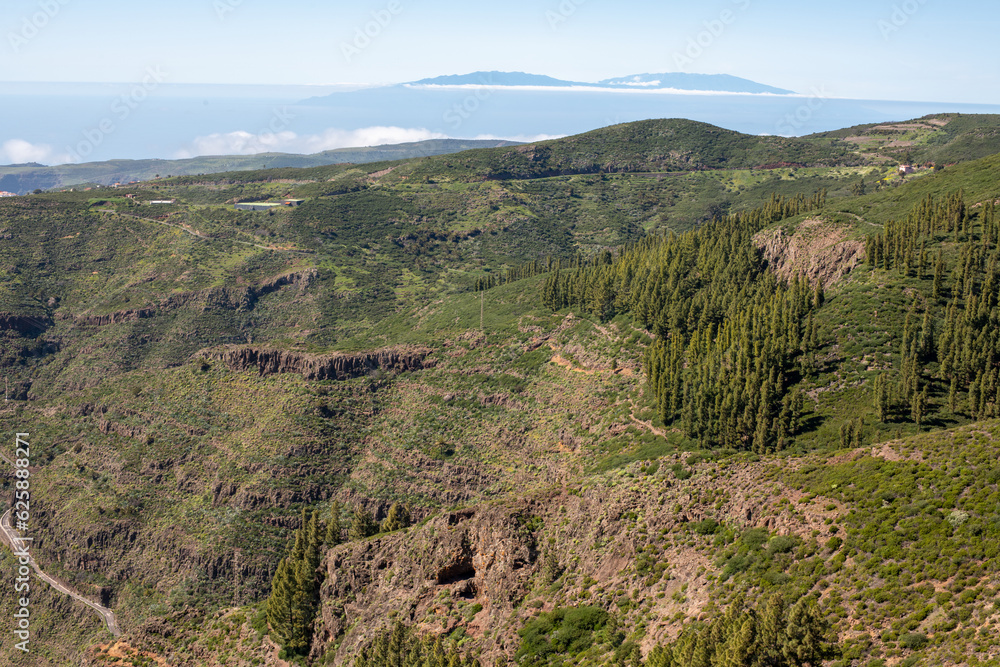 hiking in the beautiful island of La Gomera - Canarian Islands hiking in the beautiful island of La Gomera - Canarian Islands