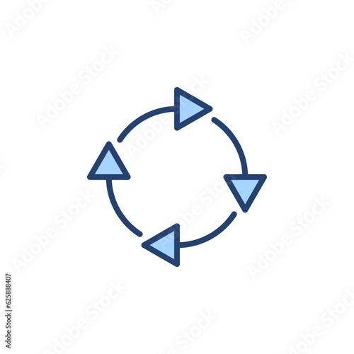 Recycle icon vector. Recycling sign and symbol. Free Download Recycle icon vector. Recycling sign and symbol. - GFXLoad