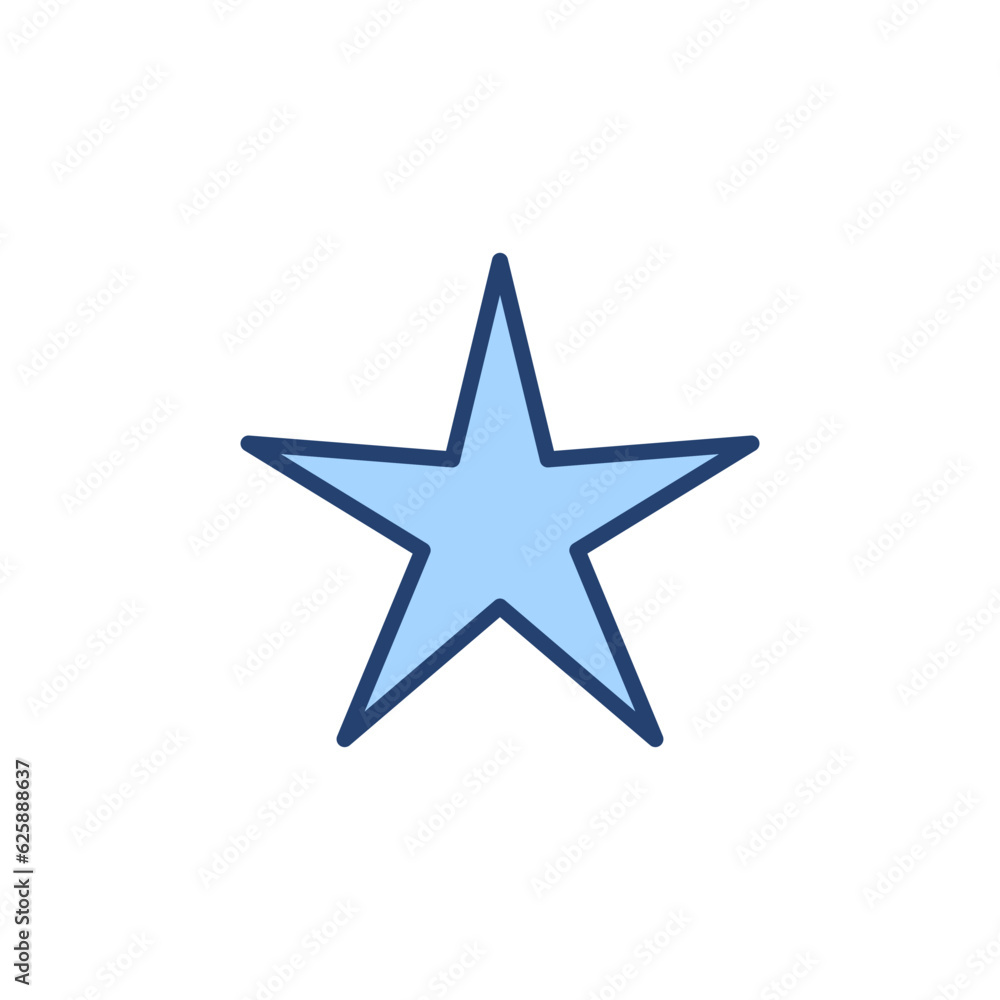 Star icon vector. rating sign and symbol. favourite star icon Star icon vector. rating sign and symbol. favourite star icon
