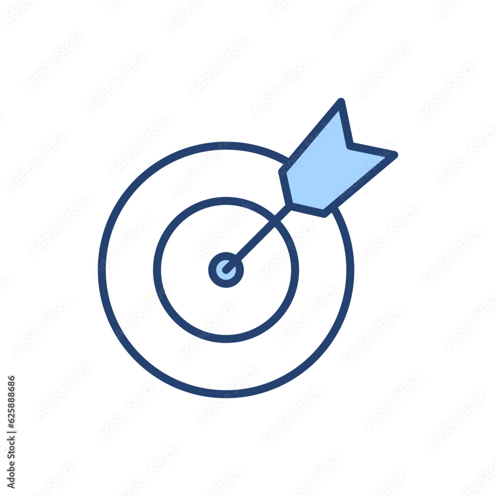 Target icon vector. goal icon vector. target marketing sign and symbol Target icon vector. goal icon vector. target marketing sign and symbol
