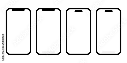 Mobile phone mock up set