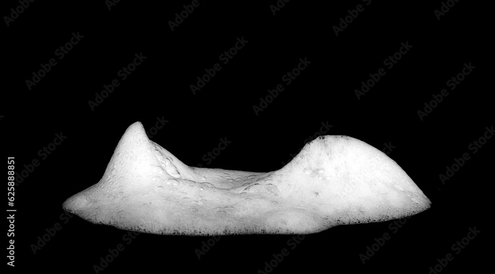 liquid white foam from soap or shampoo or shower gel Abstract soap bubbles. Set foam, soap bubble isolated on black, with clipping path texture and background.
liquid white foam from soap or shampoo or shower gel Abstract soap bubbles. Set foam, soap bubble isolated on black, with clipping path texture and background.