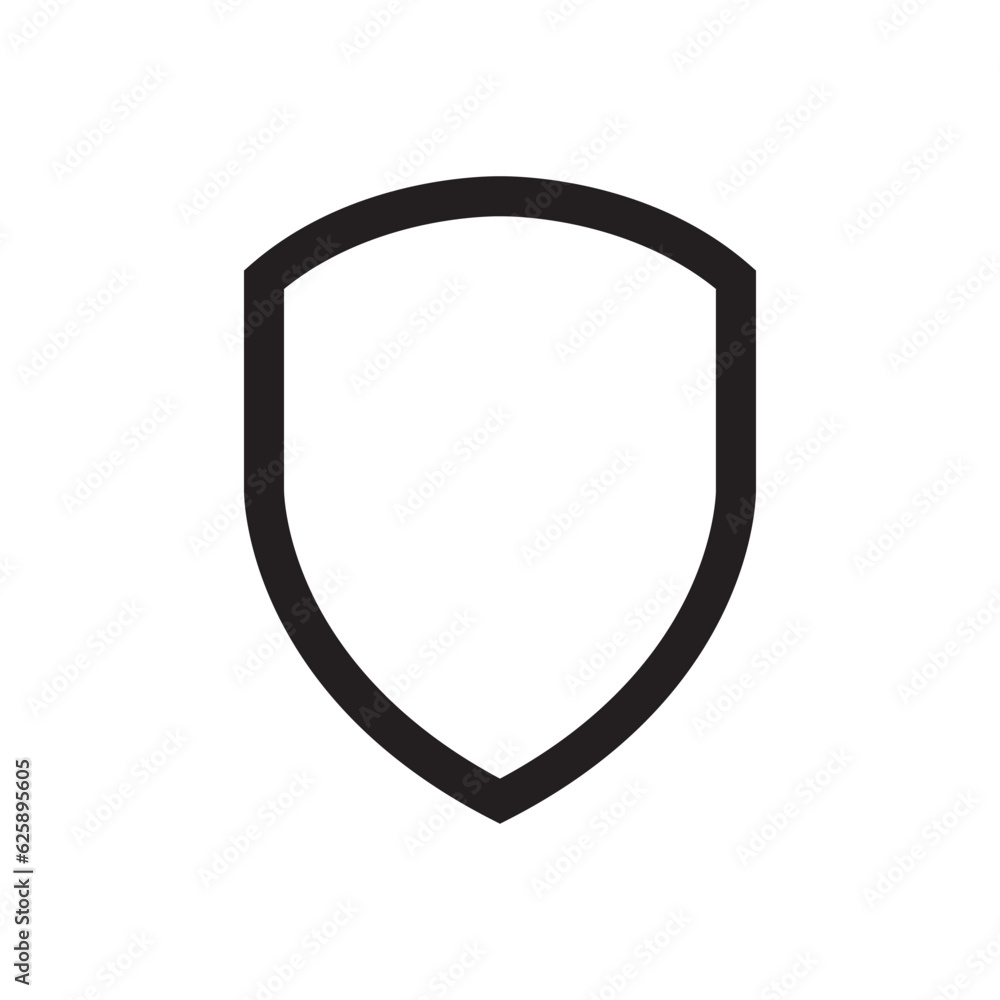 shield icon design vector template shield icon design vector template