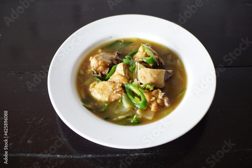 typical food that tempts people's appetites to taste it through photos and looks very attractive