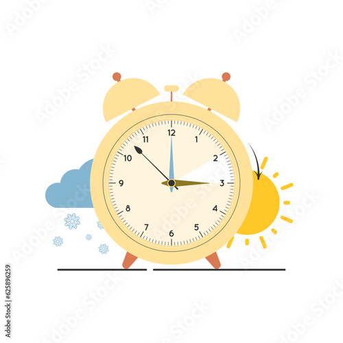 Change the clock from winter time to summer time, to time forward.