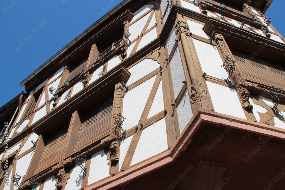 half-timbered house in obernai in alsace (france) half-timbered house in obernai in alsace (france)