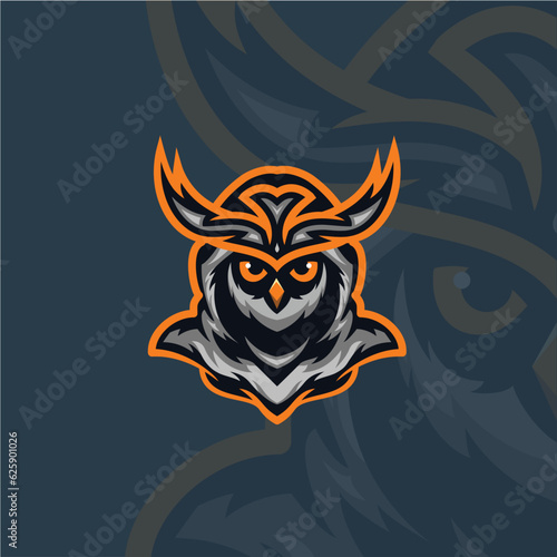 owl mascot vector illustration gaming,sports,logo,