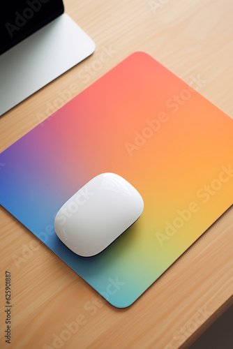 Mouse pad template
