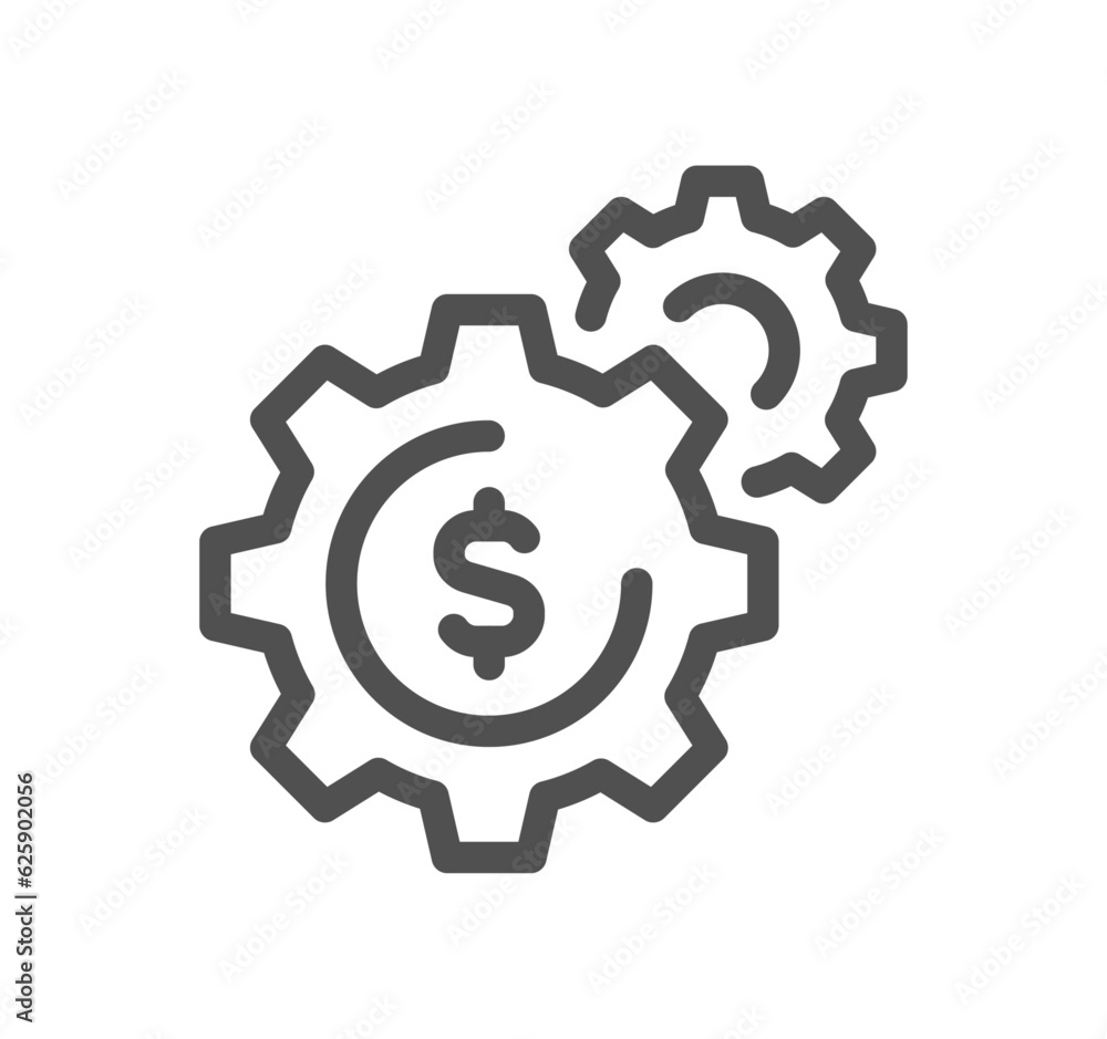 Money and payment icon outline and linear vector. Money and payment icon outline and linear vector.