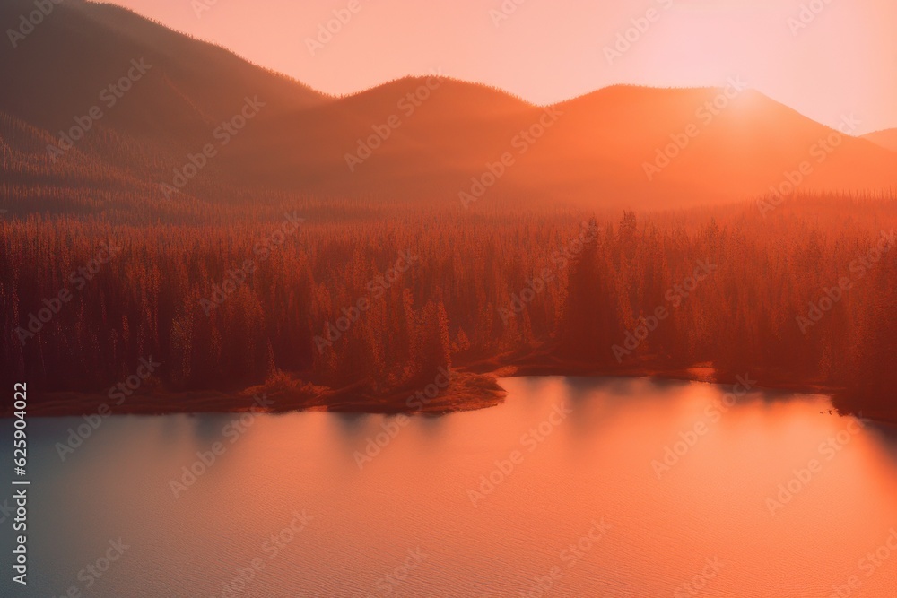 Obraz premium Surreal dreamlike landscape