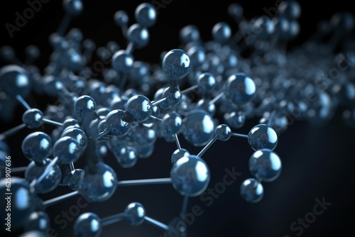 Molecules macro science. Generate AI
