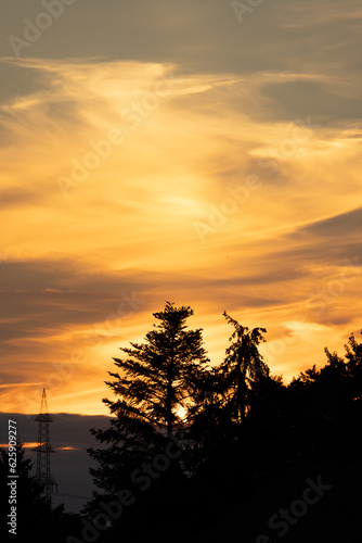 Lichtspiel beim Sonnenuntergang