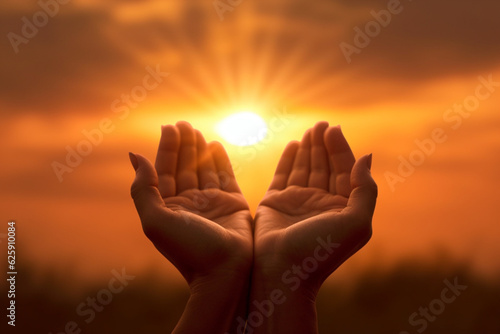 Christian open hands worships. Therapy Bless God Helping Repent Catholic Easter Mind Pray. Generative AI