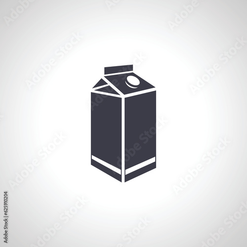 Milk pack icon, Milk pack icon.