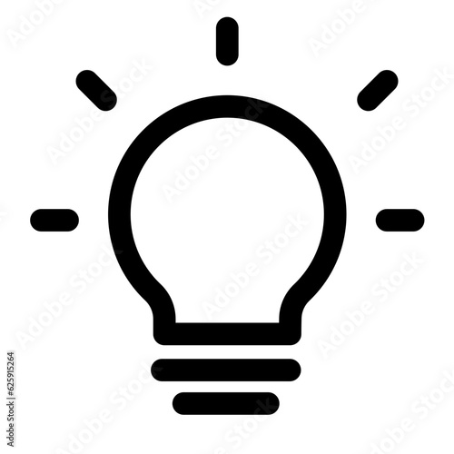 lightbulb Icon Vector Logo Design Template