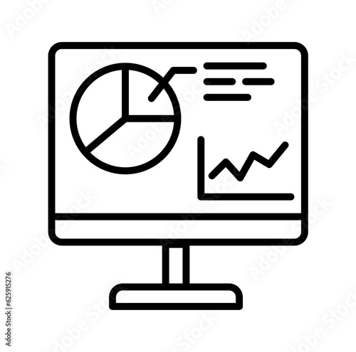 analytics Icon Vector Logo Design Template