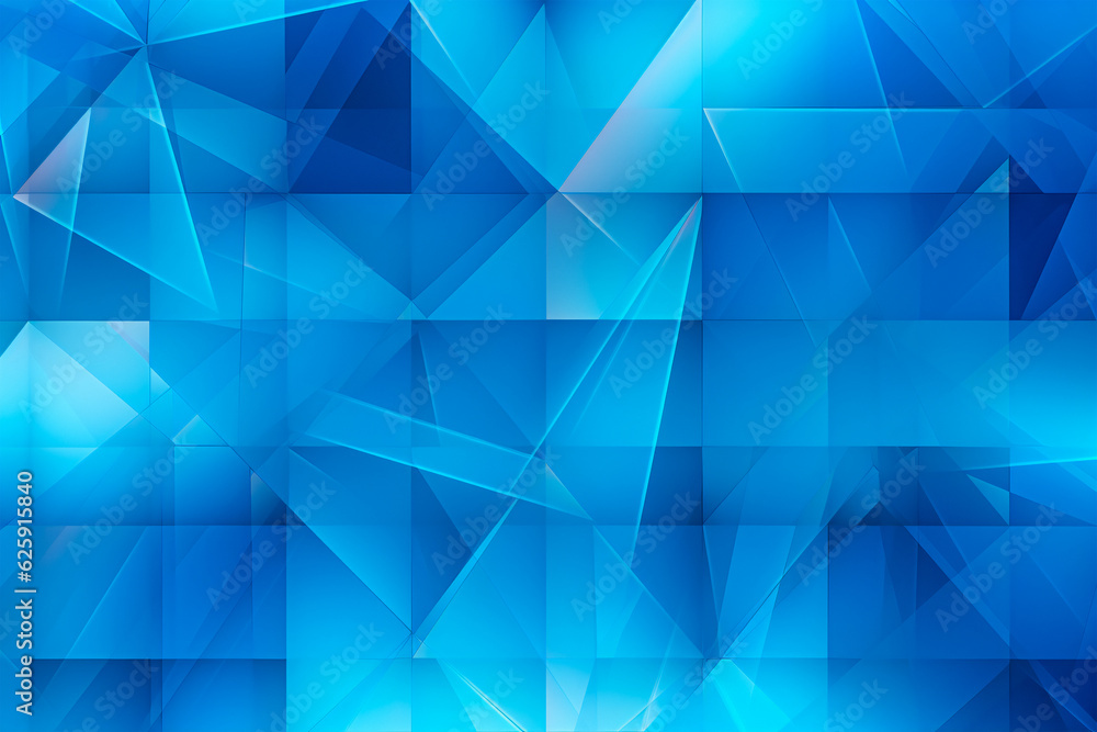 Vibrant Blue Abstract Background with Triangles, Perfect for Generative AI Vibrant Blue Abstract Background with Triangles, Perfect for Generative AI