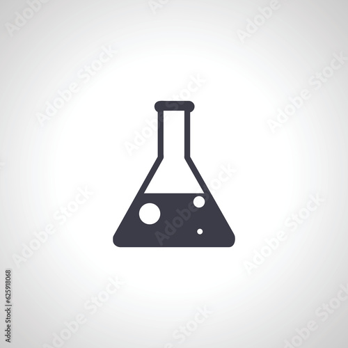 beaker icon. laboratory flask icon.