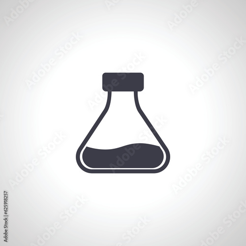beaker icon. laboratory flask icon. © Gunel